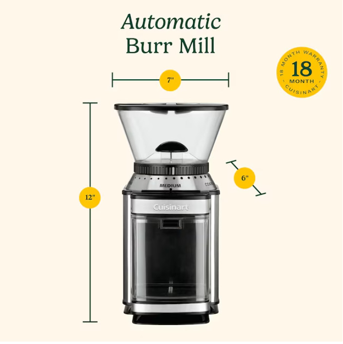Cuisinart Coffee grinder-Black DBM8