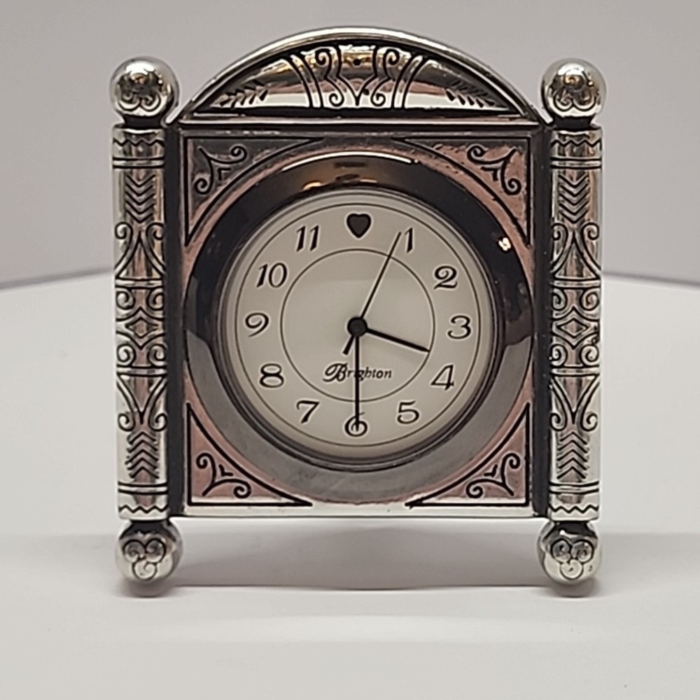 Brighton Memphis Etched Clock Desert Passage