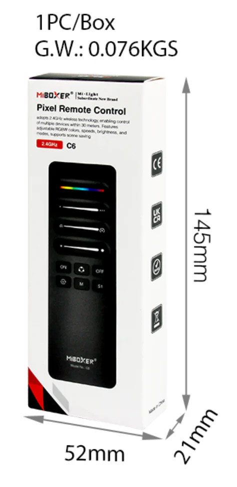 Miboxer C6 - SPI Remote (2.4GHz)