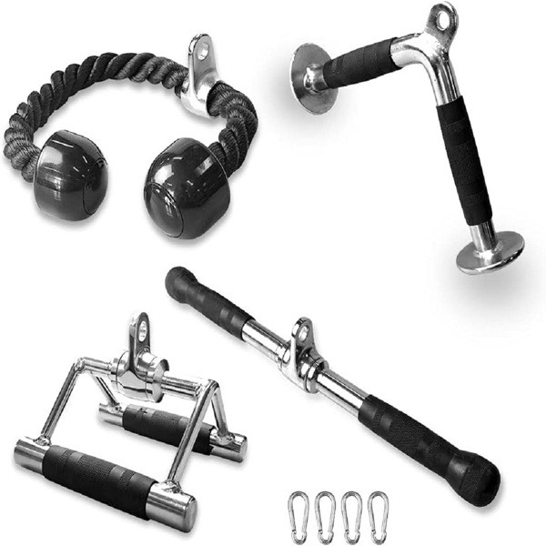 Multi-functional Fitness Handlebars, 4-piece Set Of Adjustable Pull-down