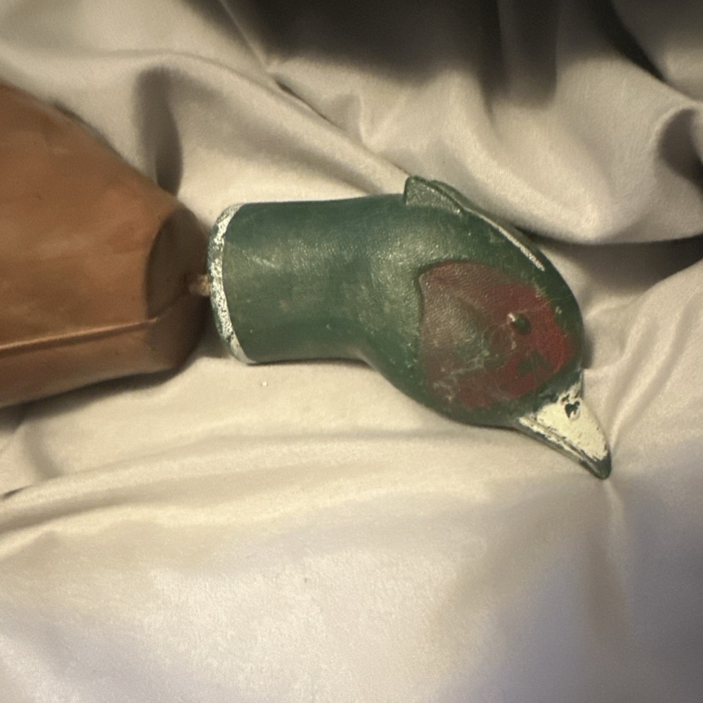 Decoy pheasant for dog training purposes.