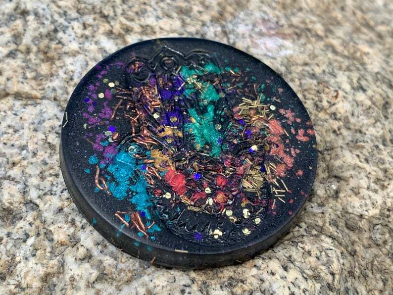 Hamsa Orgonite® Tower Buster Mini Disc - Orgone Generator®