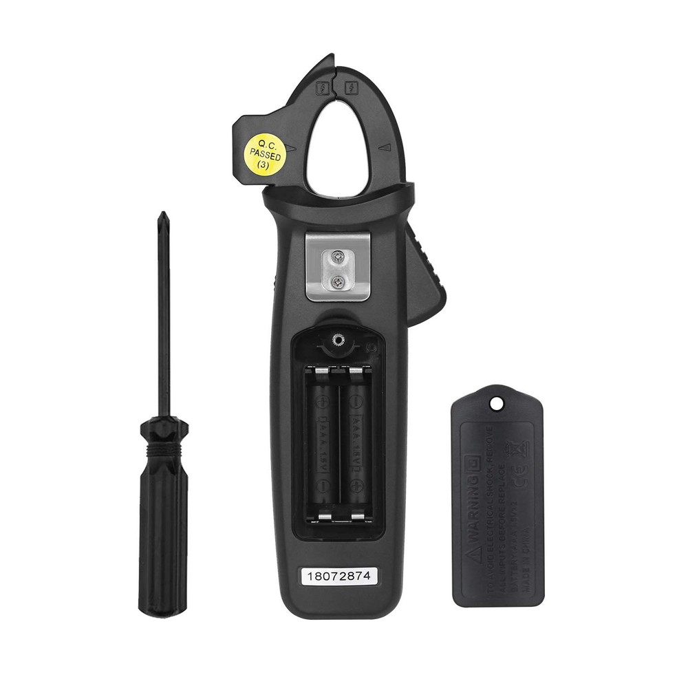 1mA DC Clamp Meter True RMS 6000 Counts Auto-Ranging Digital Multimeter Capac...