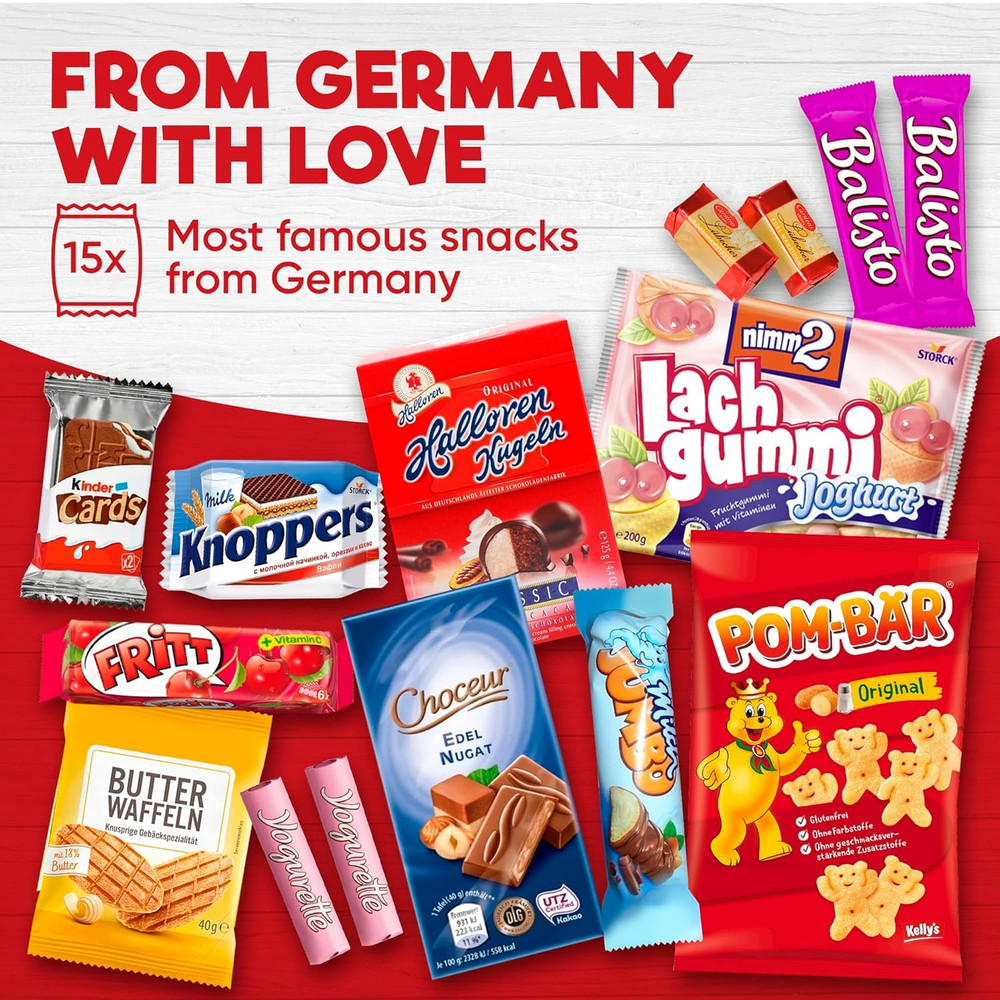German Snack Box – Authentic German Chocolate & Snacks from Germany - Internatio