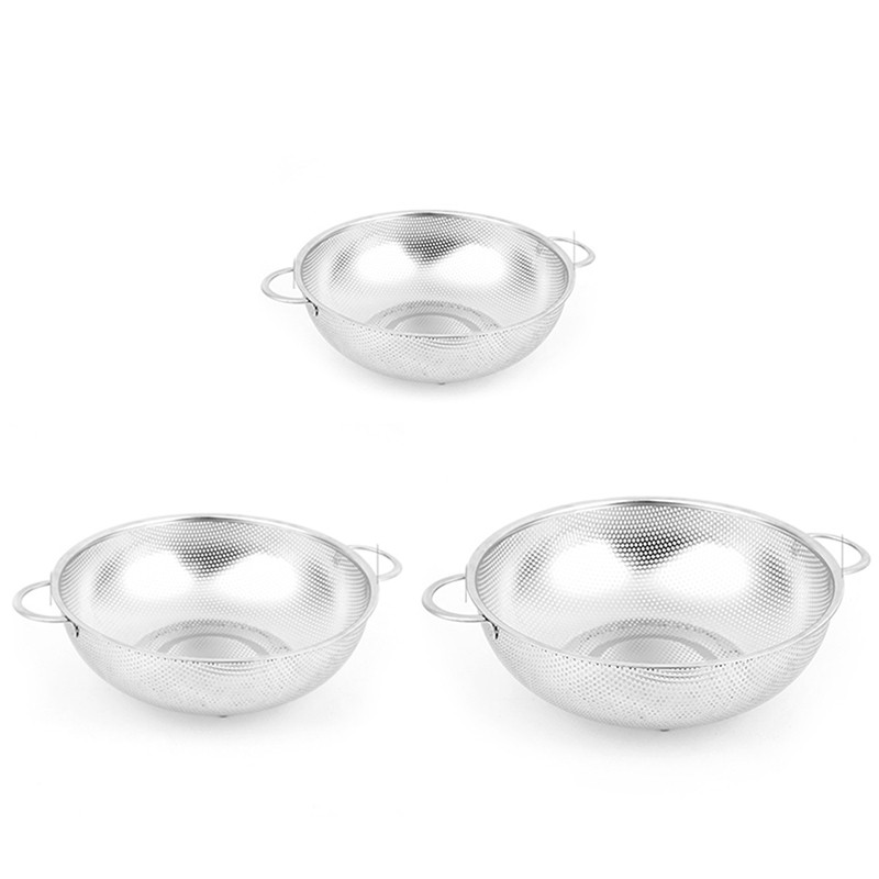 Stainless Steel Colanders With Handle,Colander Perforated Strainer For6387