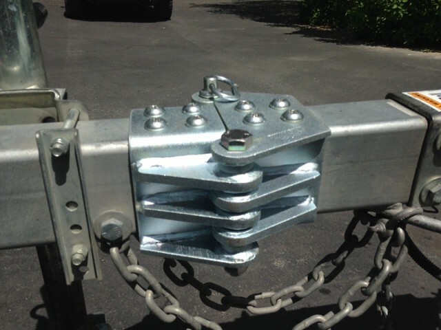 TTROY 3x4 Fold away hinge kit same bolt pattern as Fulton fold away.