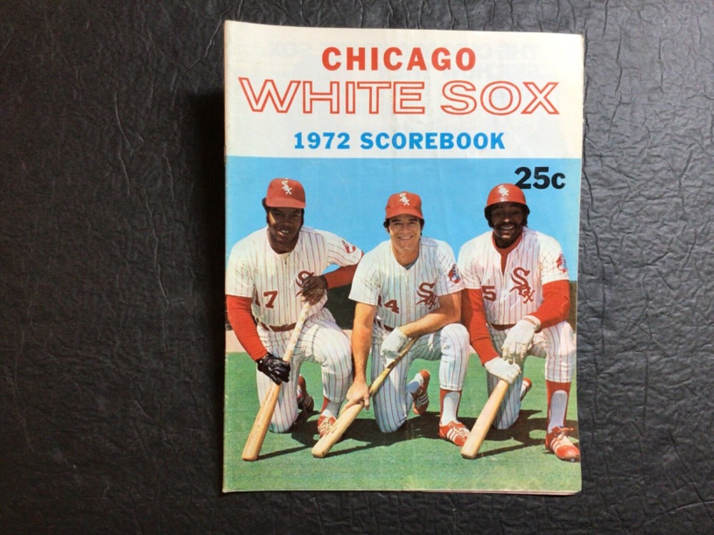 1972 ~ CHICAGO WHITE SOX ~ Program/Scorebook ~ not scored ~ VG+/EX!!!