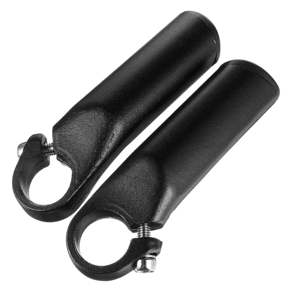 1 Pair Durable Handlebar Aluminum Alloy Auxiliary Handlebar (Black)