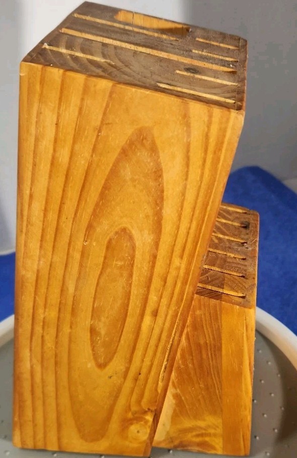 Knife Block. Wooden