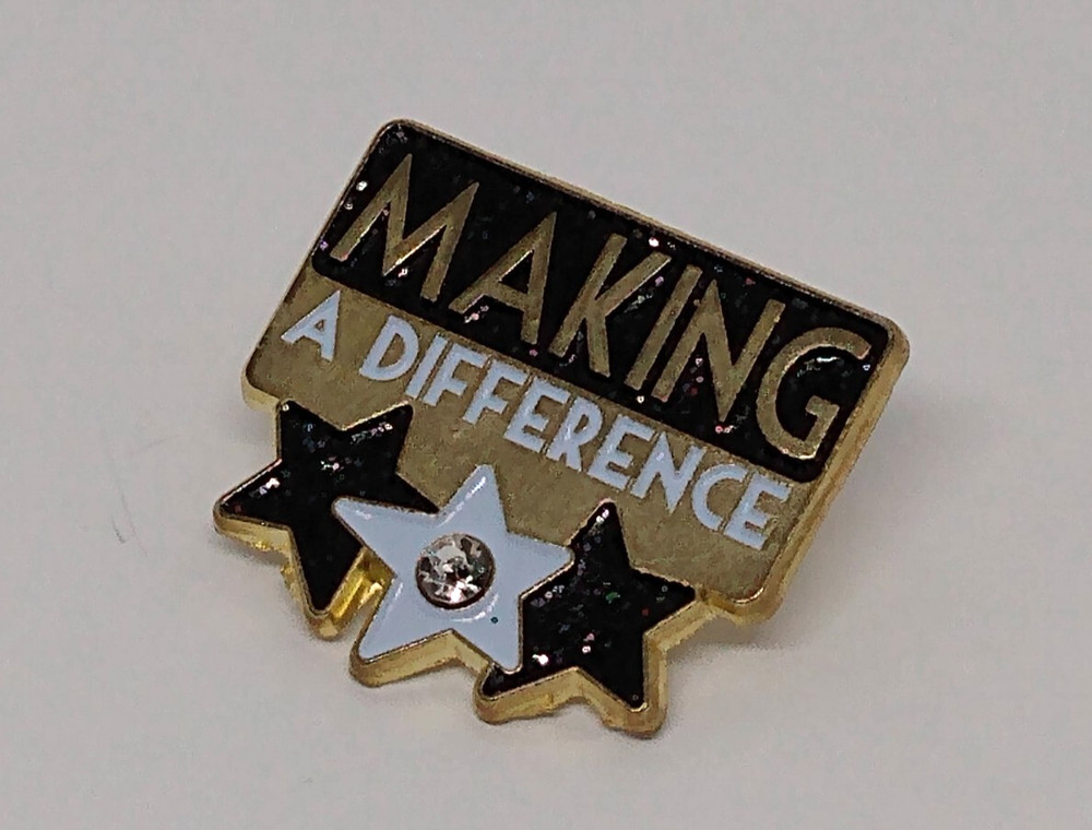 Making a Difference Sparkling Stars Lapel Pin