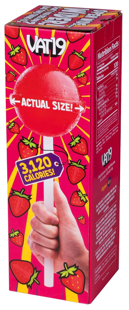 - the World'S Largest Lollipop (1.75Lbs of Solid Candy!)