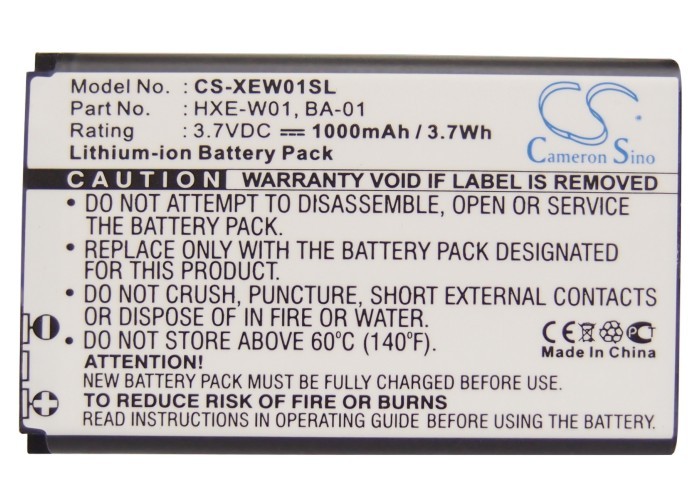 Battery for B&B PS-3100 1000mAh / 3.70Wh