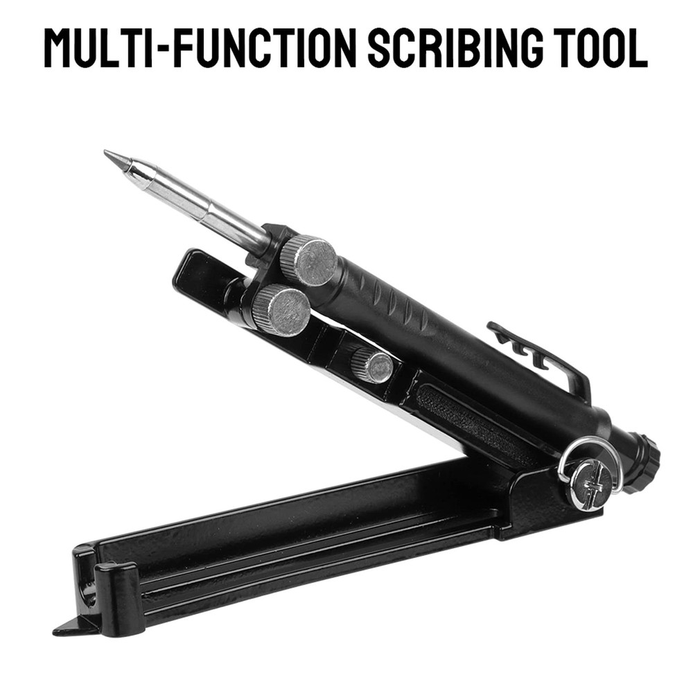 Multi-function Scribing Tool - Upgraded Construction Pencil for DIY Woodworki...