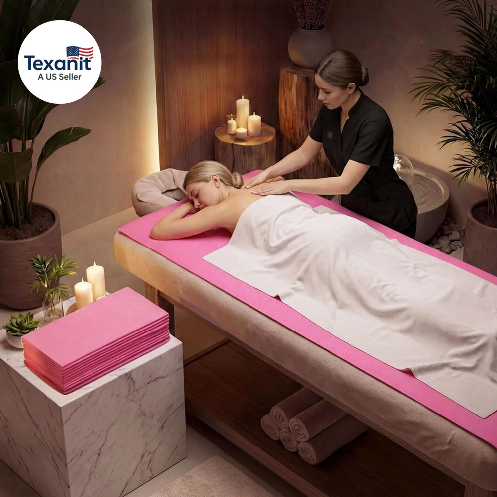 Massage Table Sheets Disposable Spa Table Bed Covers -100 PCS 71"X31" Non Woven