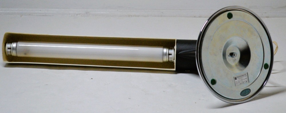 Panasonic Fluorescent Fixed Angle Rotating Fs-4911e Space Age Atomic Desk Lamp