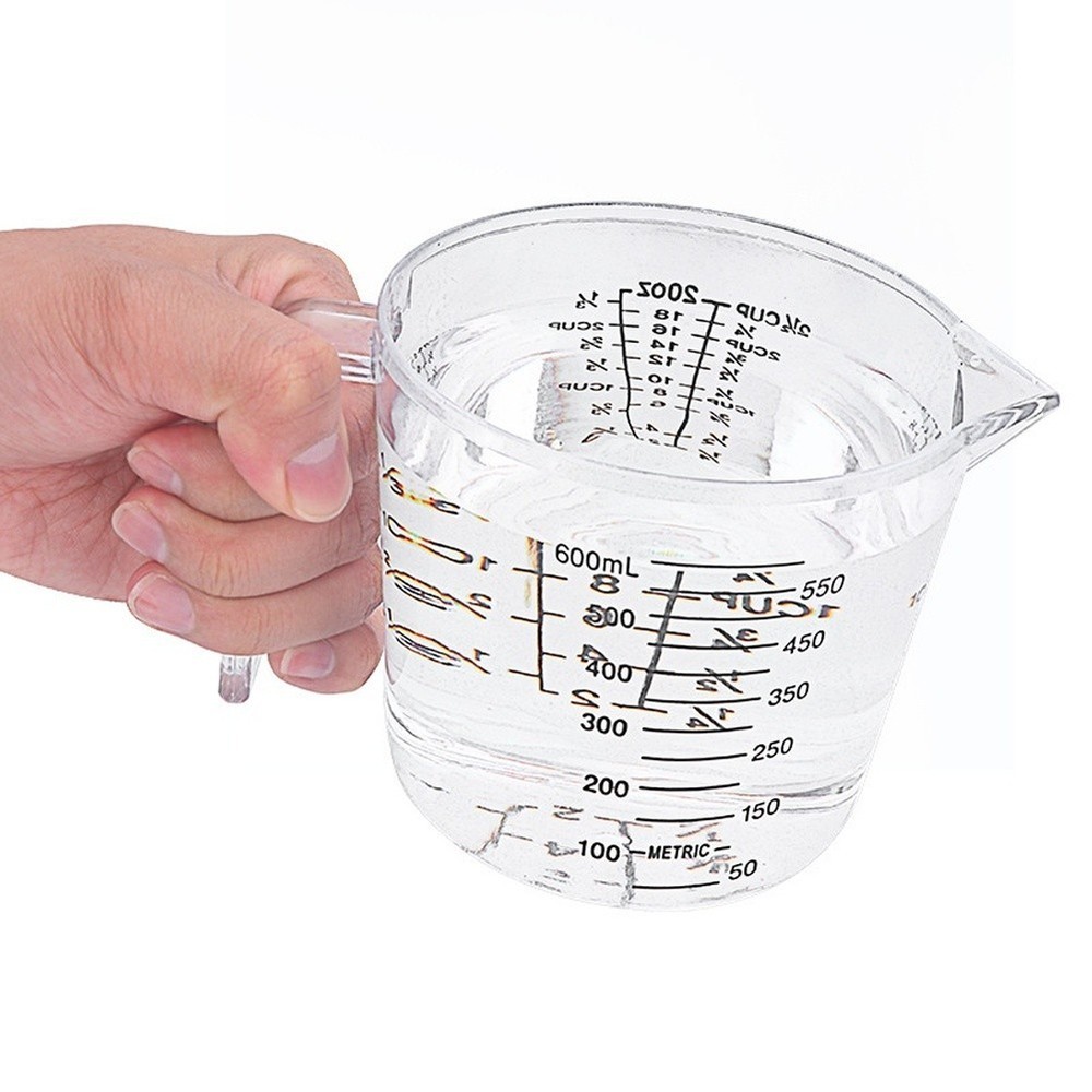Plastic Measuring Cup Set 150 300 600 1000 ML with Smooth Triangular Spout