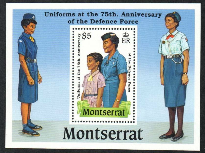 Montserrat Stamp 711 - Defense Forces uniforms