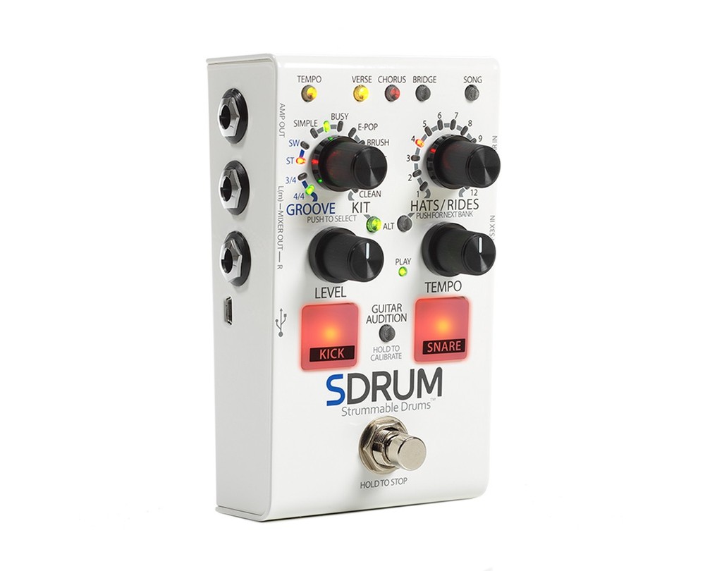 Digitech SDRUM Strummable Drums Drum Machine Pedal