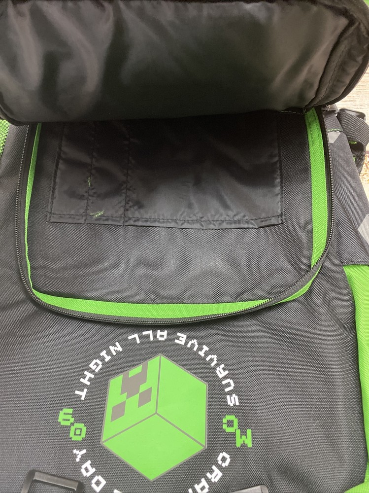Minecraft Craft All Day Survive All Night Large Backpack
