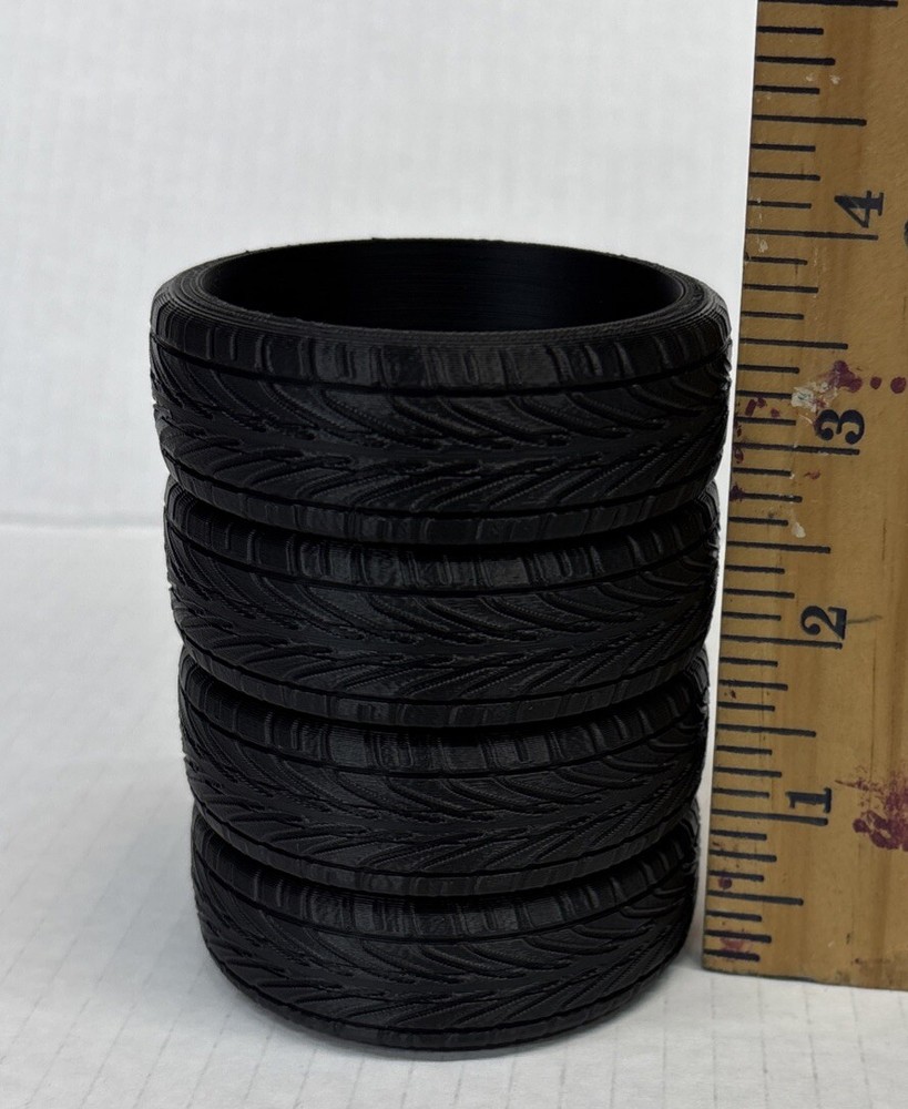 Tire Stack shaped Pen / Pencil Holder for counter or desk