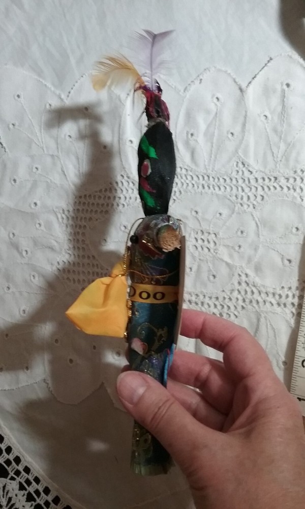 Handmade Straw Voodoo Doll 9"