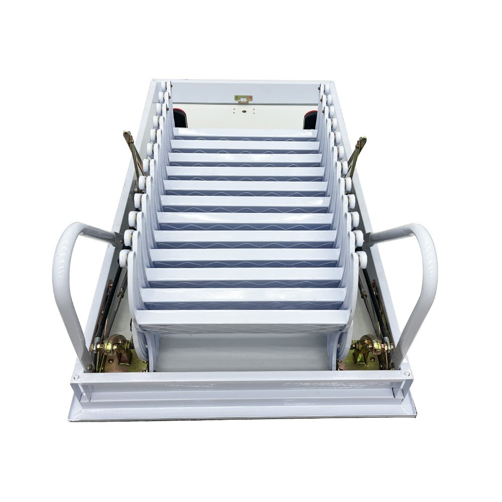 White Attic Pull Down Ceiling Ladder Stairs Ceiling Ladder Access Stairs Carbon