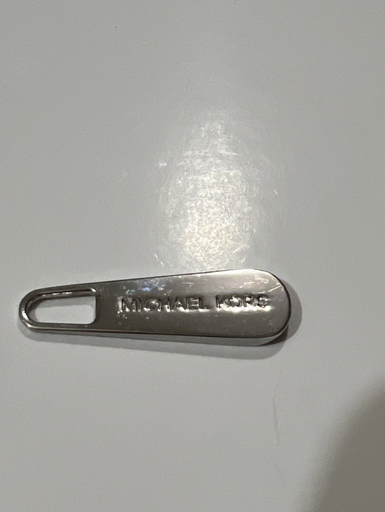 MICHAEL KORS Replacement Silver Tone Zipper Pull Hardware