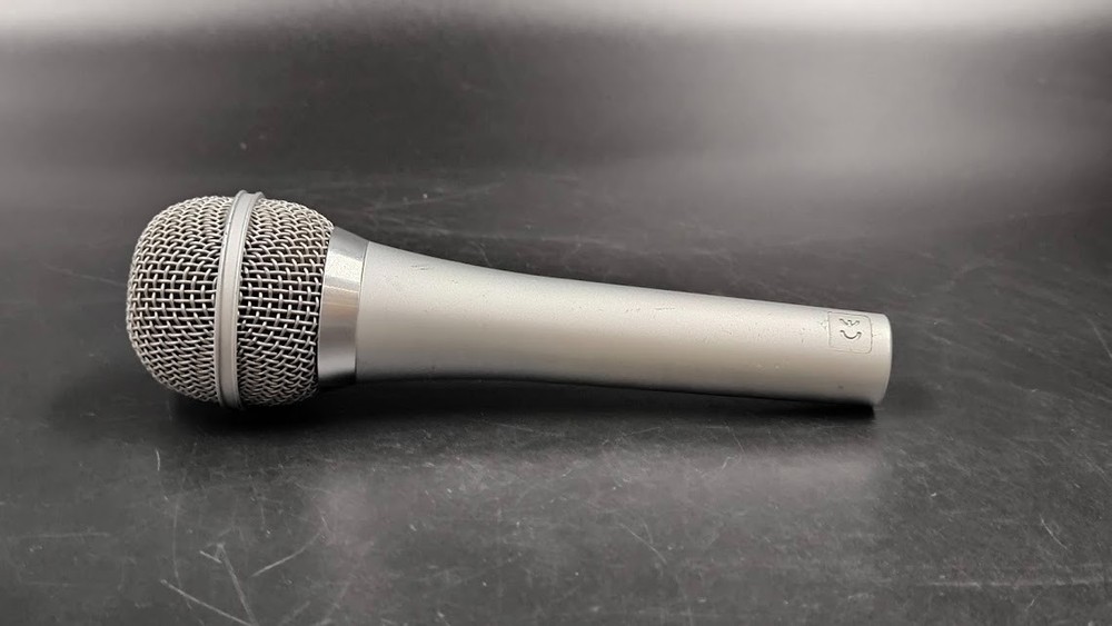 Philips SBC MD695 Microphone Used Working Silver