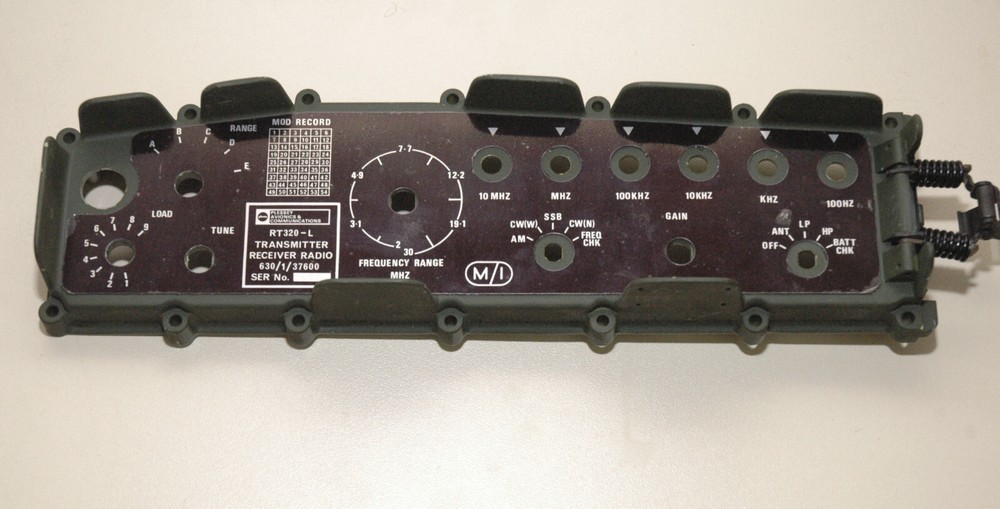 CLANSMAN MILITARY RT-320-FRONT PANEL-RARE-NEW/NOS