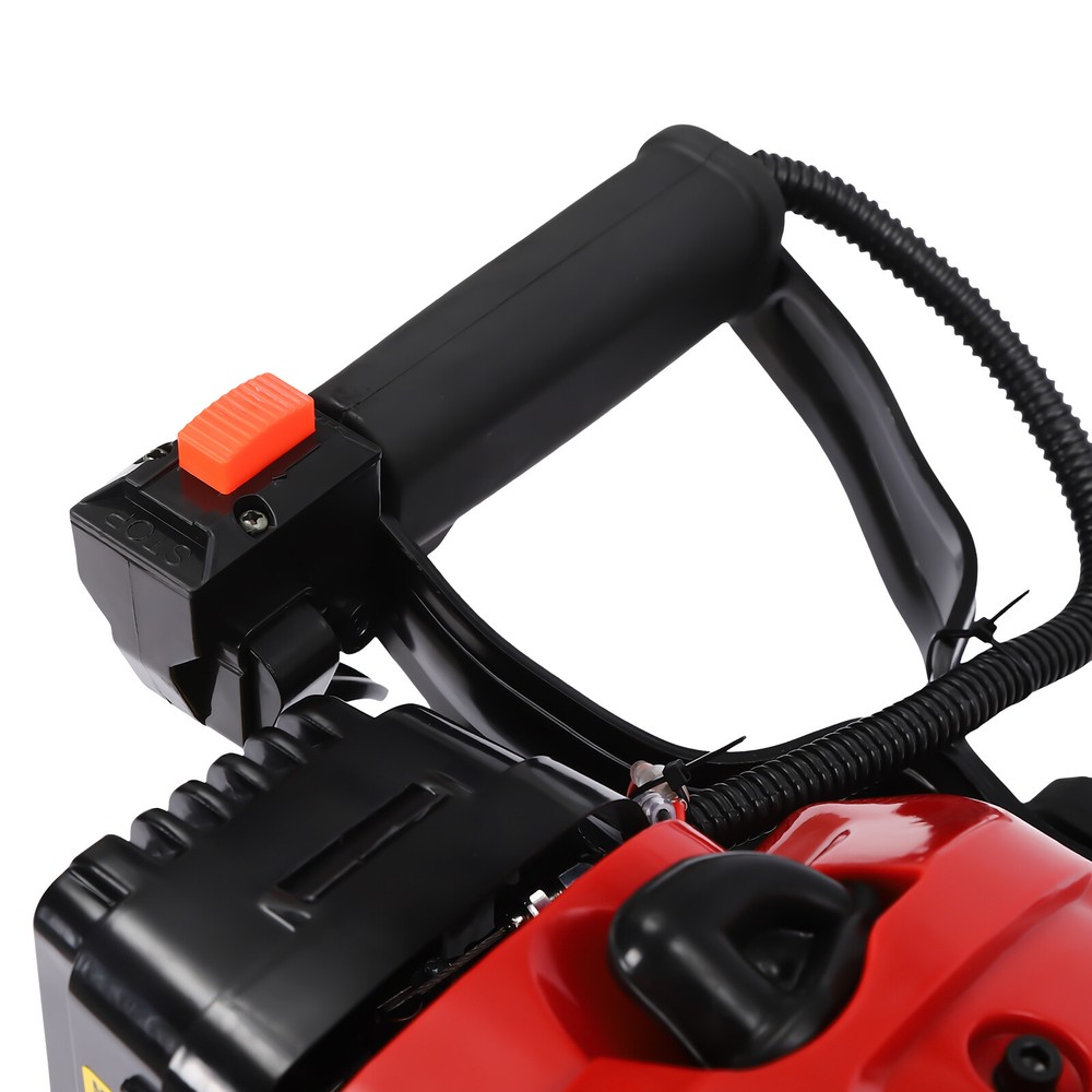 52cc Gasoline Powered Demolition Jack Hammer Concrete Breaker w/ 2 Chisel Bits