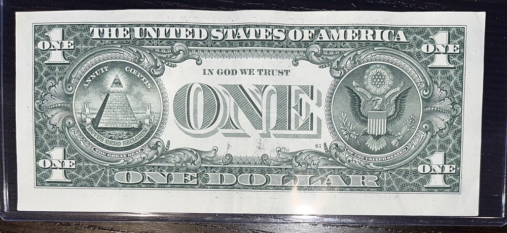 Miscut🍀Misprint🍀Misaligned🍀Offset 🍀$1 One Dollar Bill Error🍀Lucky 8’s 🍀