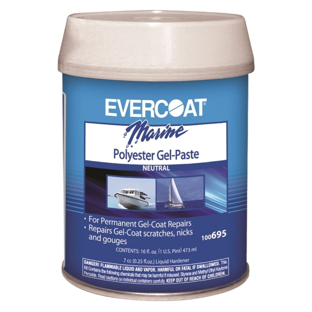 FIBERGLASS EVERCOAT 100695 Polyester Gel-Paste Pint