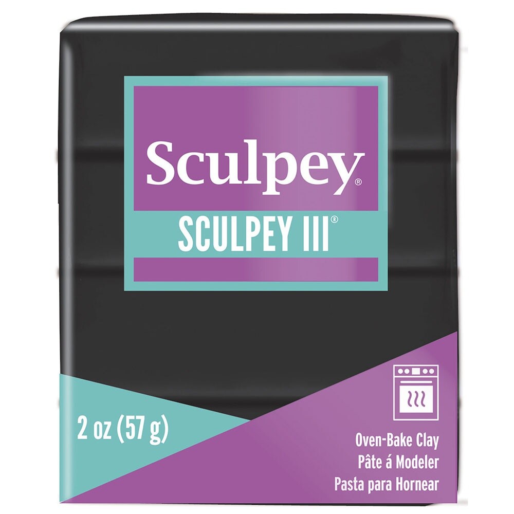 Sculpey III Polymer Clay 2oz Black