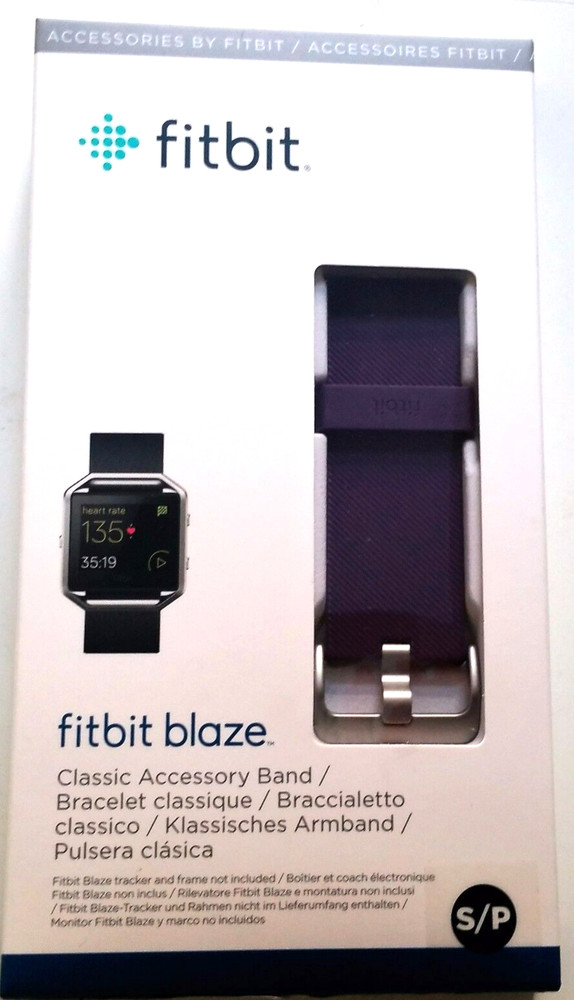 Fitbit Blaze Accessory Replacement Wrist Band Small Silicone Strap Purple New!