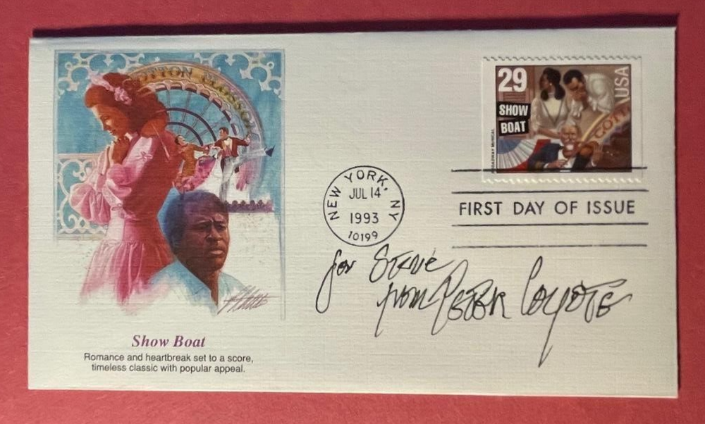 SIGNED PETER COYOTE FDC AUTOGRAPHED FIRST DAY COVER - STAR WARS