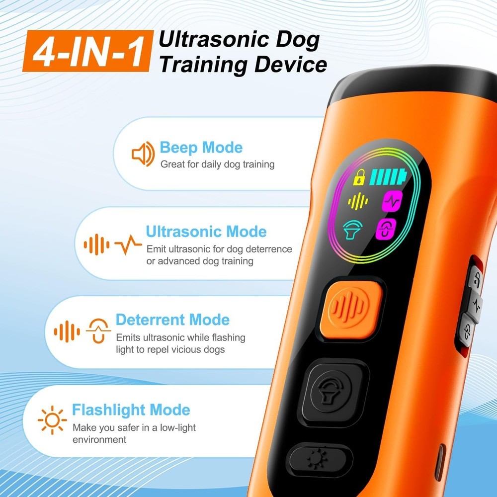 Ultrasonic Dog Bark Deterrent 2-Pack