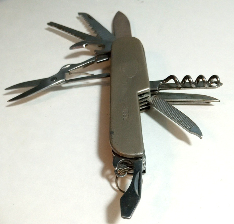 SHEFFIELD 2 PIECE MULTI FUNCTION TOOL BOX 318-382 POCKET KNIFE TOOL