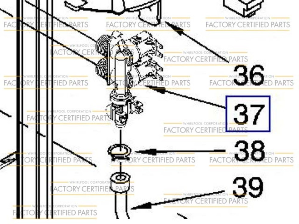 WP8578343 Whirlpool Valve