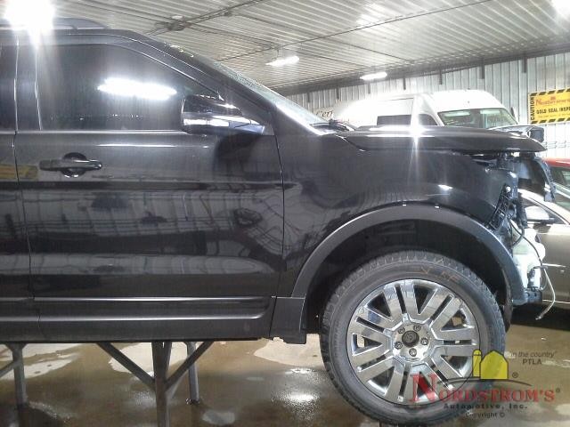 2015 Ford Explorer Passenger Front Headrest Only Black Leather