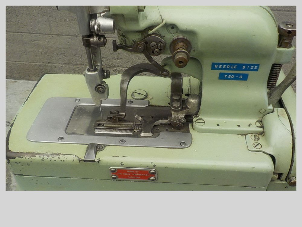 Vintage Industrial Sewing Machine Reece TRF tacker