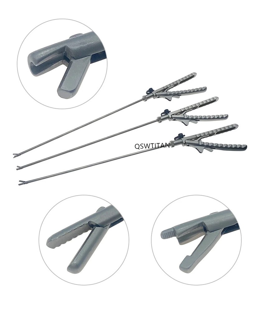 Laparoscopic Needle Holder Forceps Laparoscopic Simulation Instruments