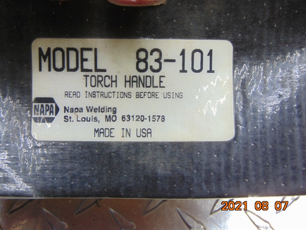 NAPA WELDING TORCH HANDLE Model 83-101