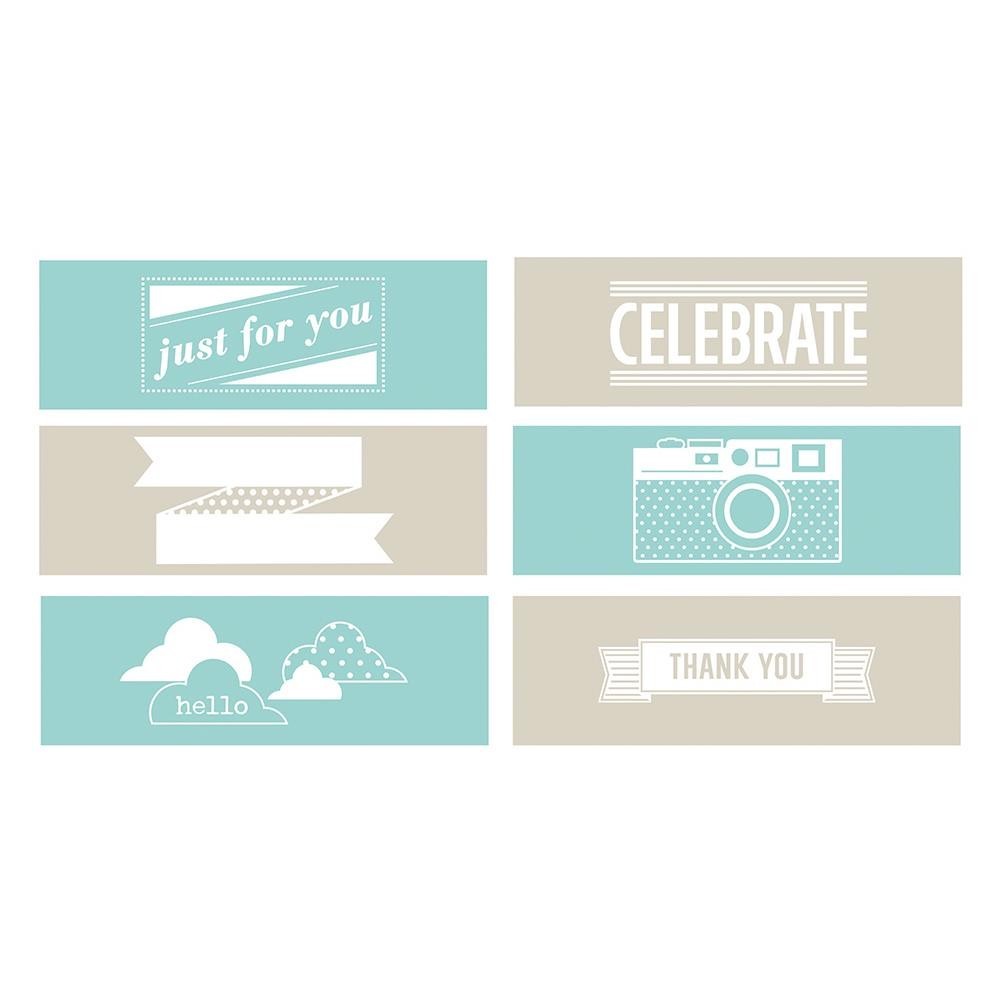 WE R MEMORY KEEPERS TRUE STORIES GREETING CARD EMBOSSING STRIPS