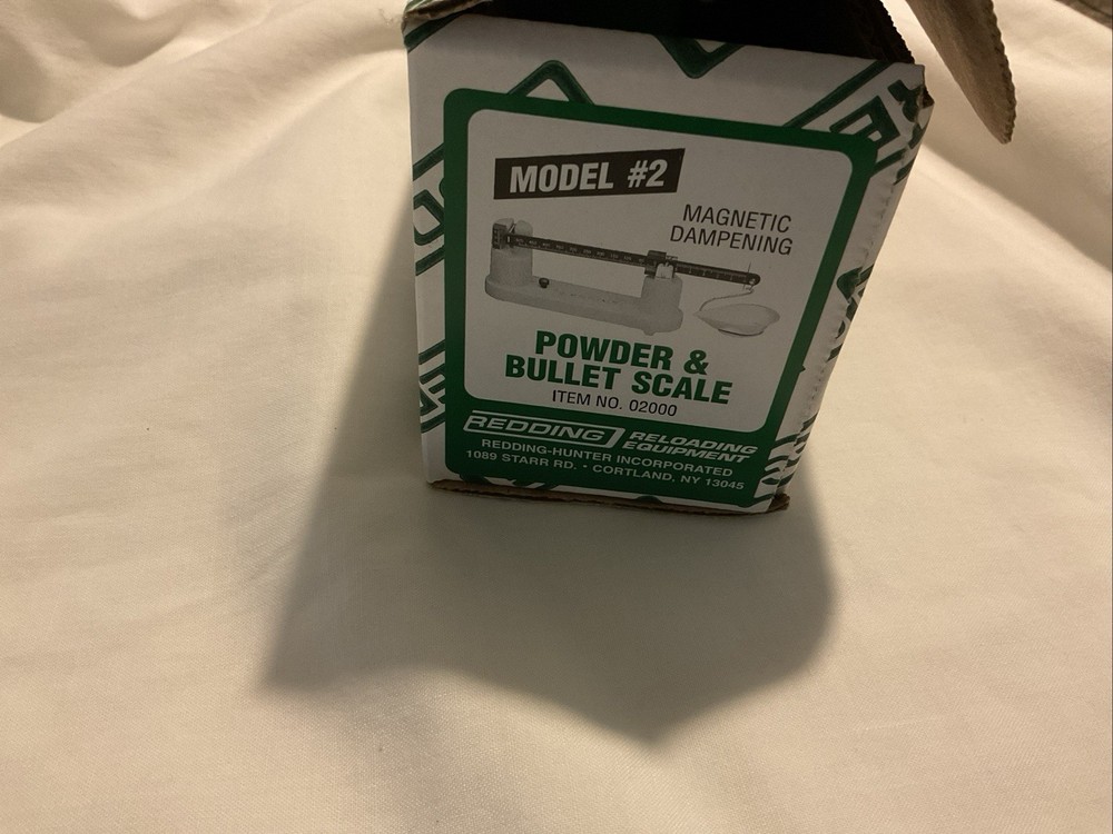 Redding Powder Bullet And Scale
