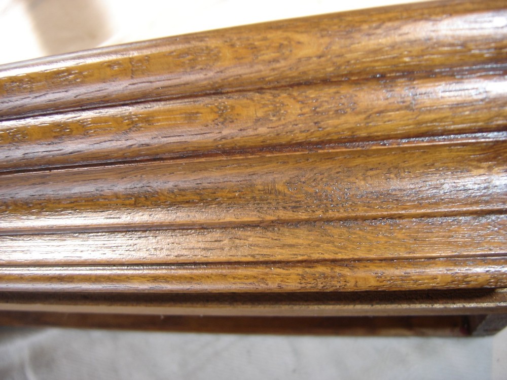 Antique Stack Bookcase Top for Lundstrom Ogee Style, Original Finish #8211