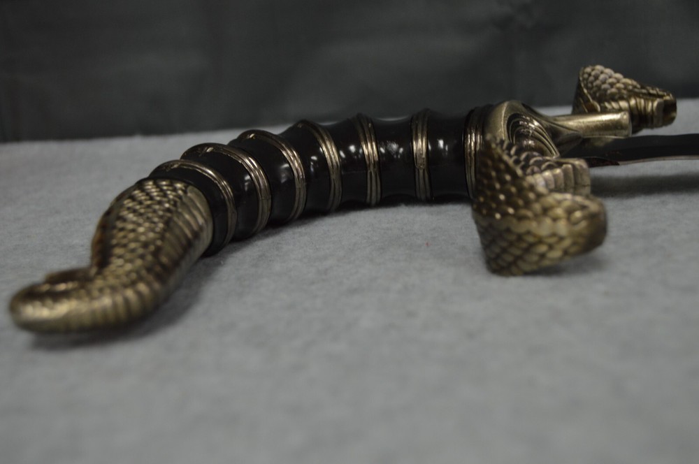 Double Snake Head Scorpion Tail Decorative Dagger