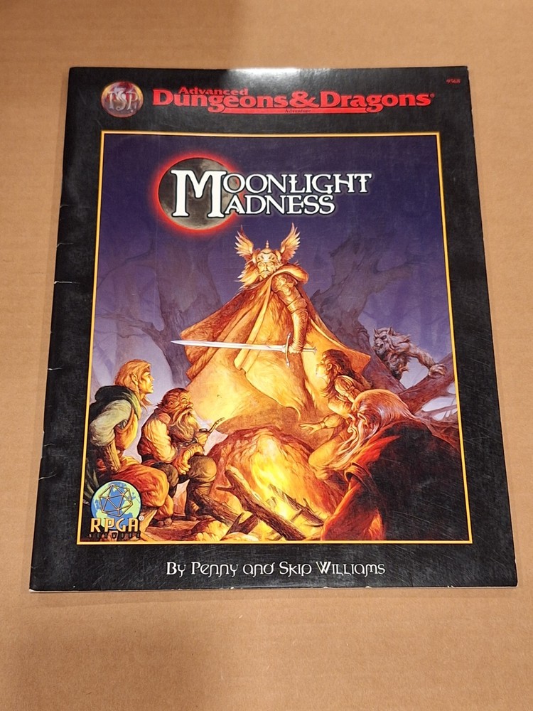 Moonlight Madness 9568 Adventure Module TSR Dungeons & Dragons Nice Complete