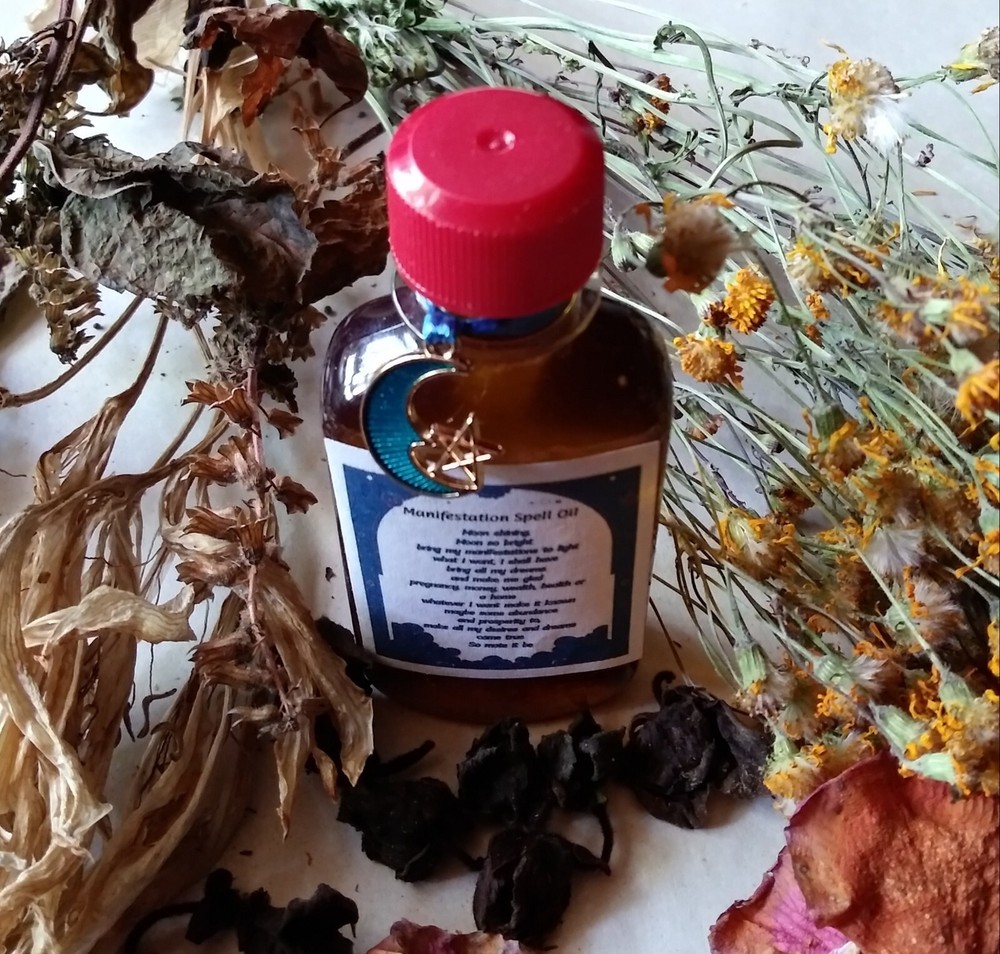 Manifestation Spell Ritual Oil 2 Oz.