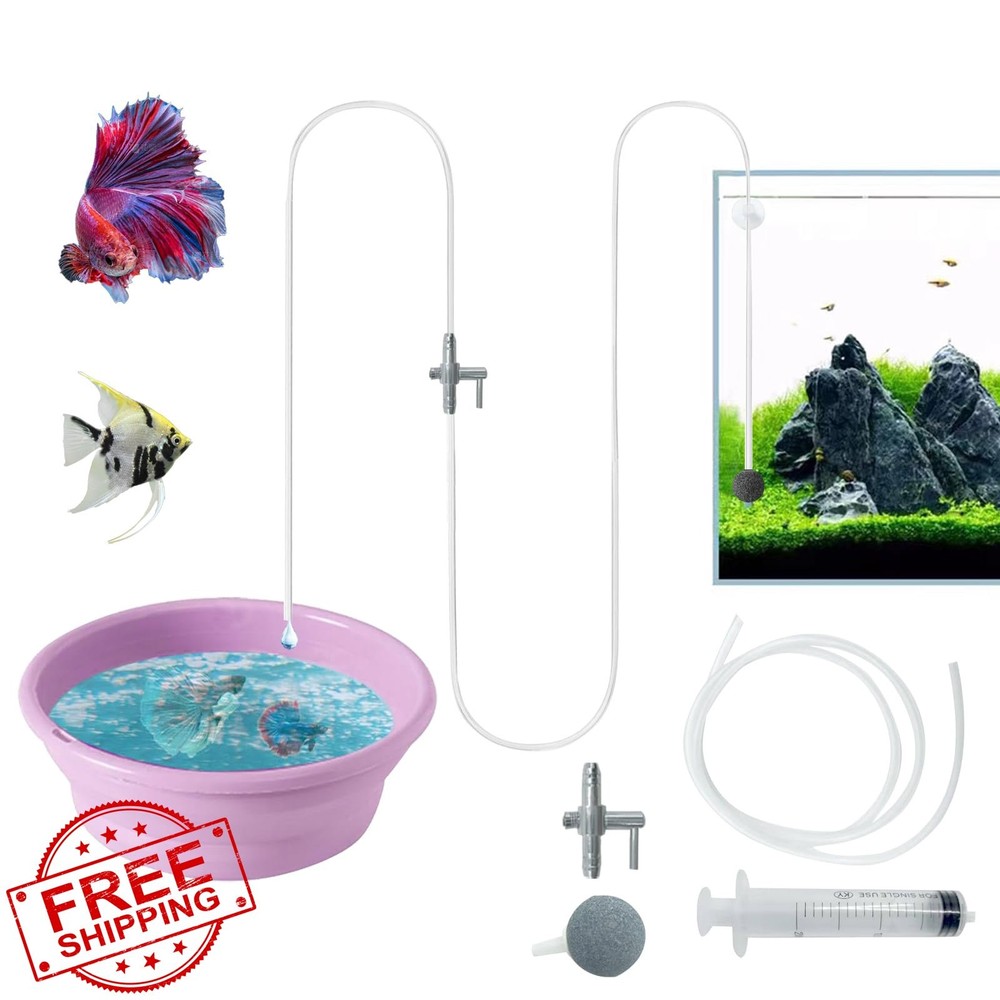 Aquarium Drip Acclimation Kit Slow Drip System Shrimp Fish Stress