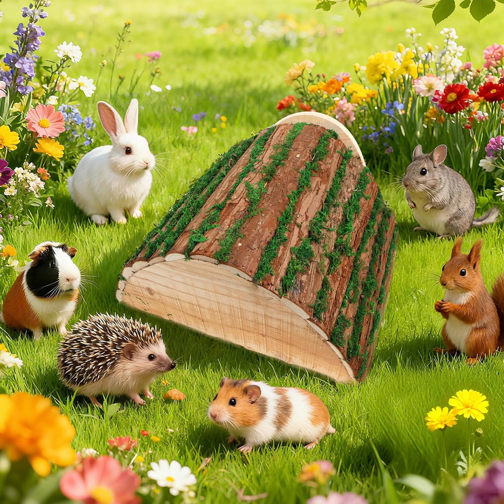 Bunny Hideout, Hedgehog Hideout, Chinchilla Hideout, Hideout for Hamsters, Squir